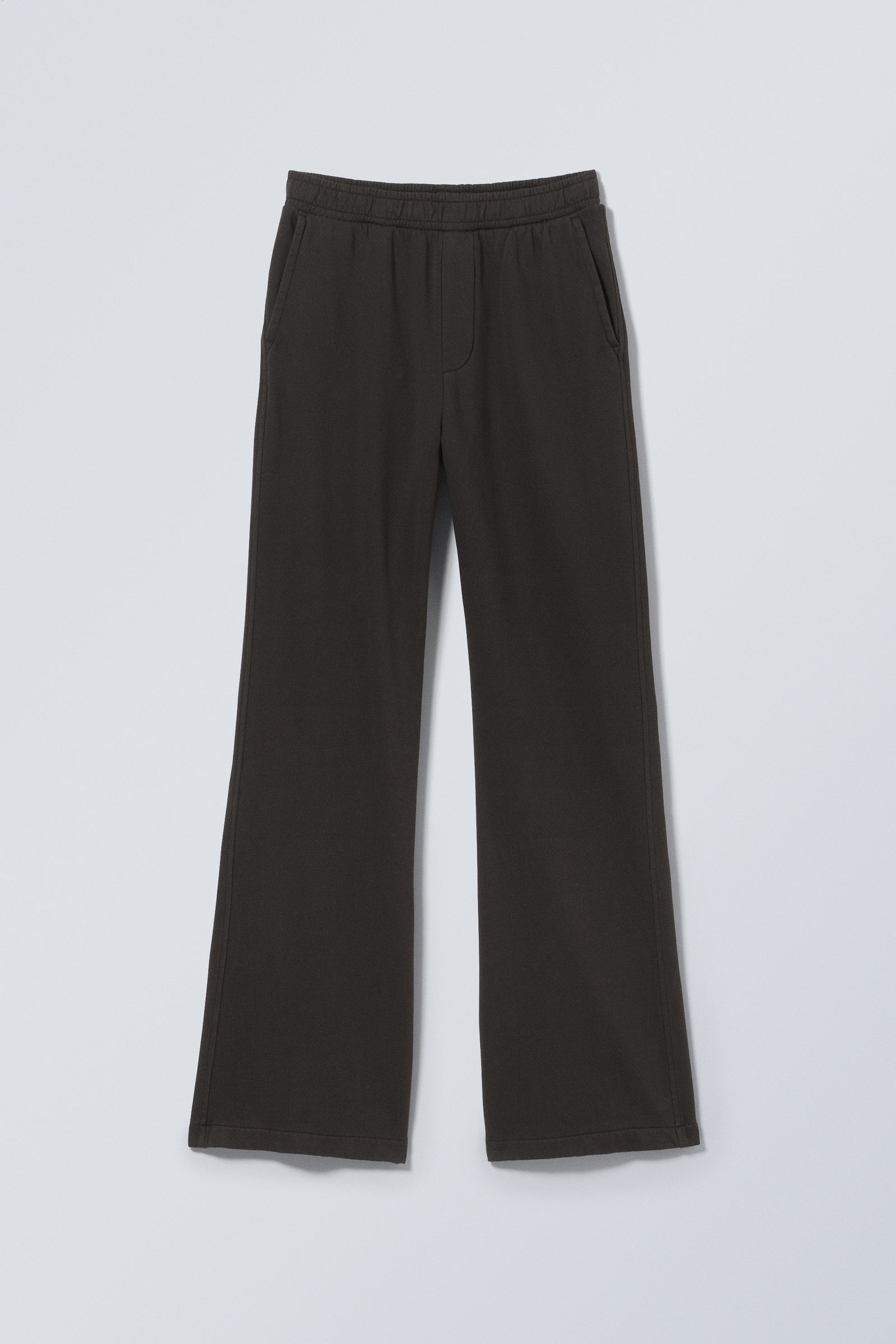 flared sweatpants - Black | Weekday EU