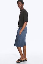 Bleu foncé - Short en néoprène Loose Fit - 2