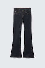 Blue Rinse - Dunkelblau - Booty Bei Low Rise Skinny Bootcut Jeans - 4