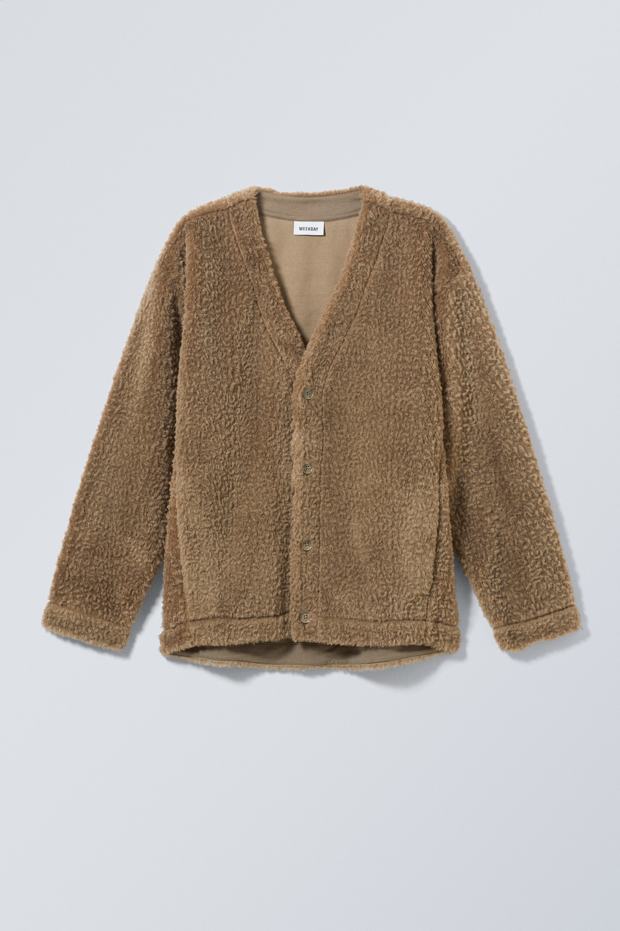 Dunkles Taupe - Flor-Strickjacke Cody - 0