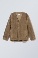 Dunkles Taupe - Flor-Strickjacke Cody - 0