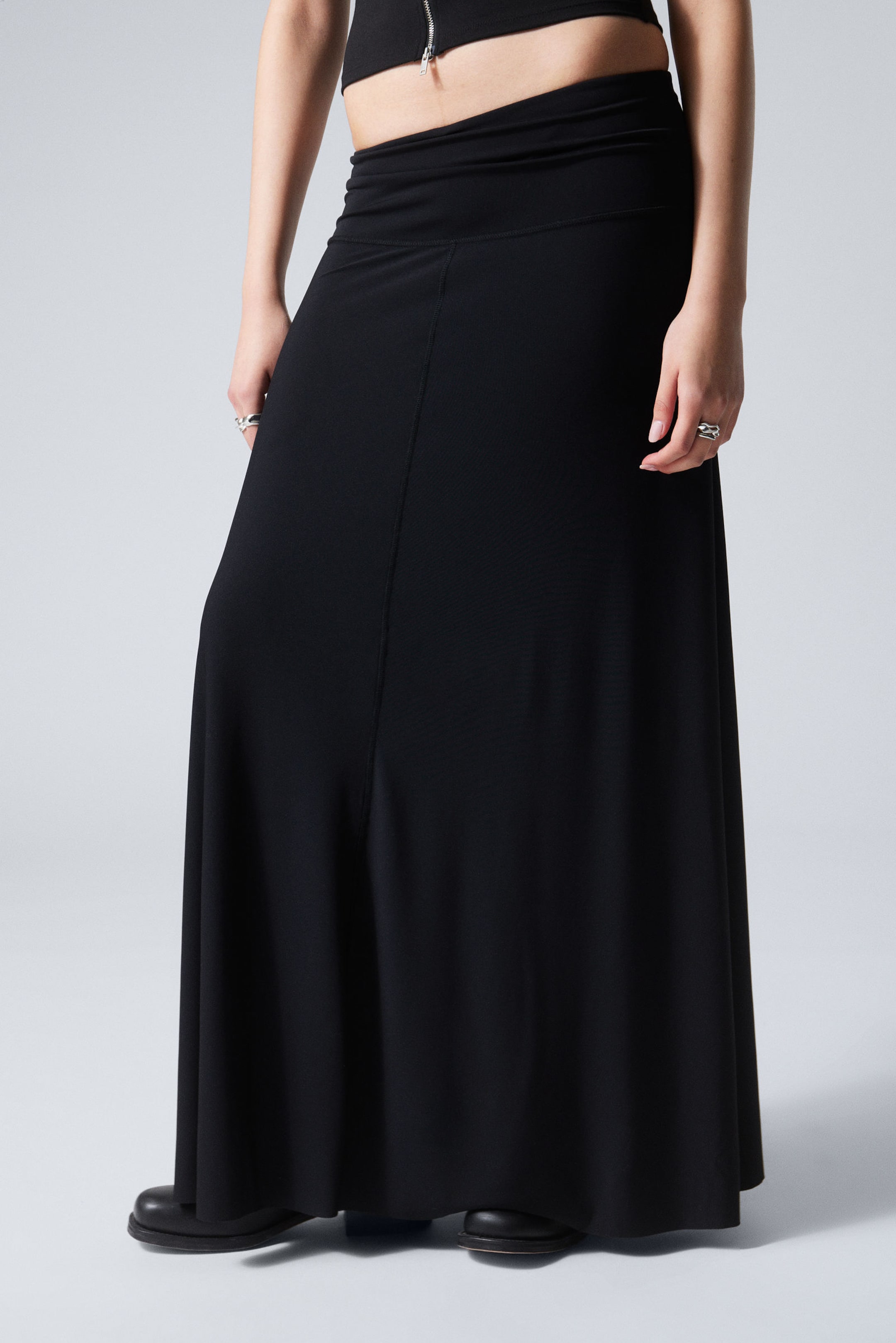 #272628 - Maxi Jersey Skirt - 2