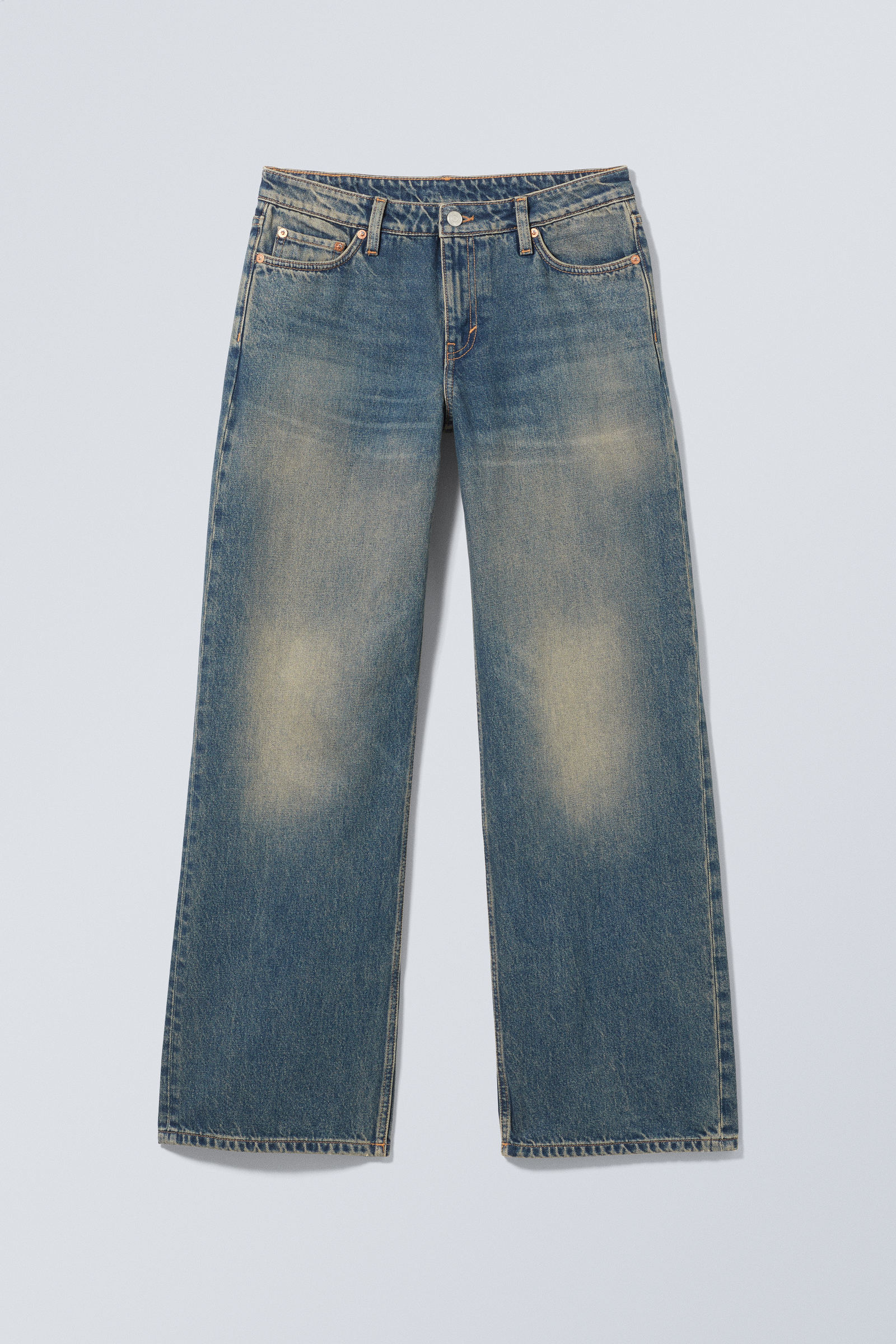 astro loose baggy leg jeans - Ash Black - Black | Weekday CH