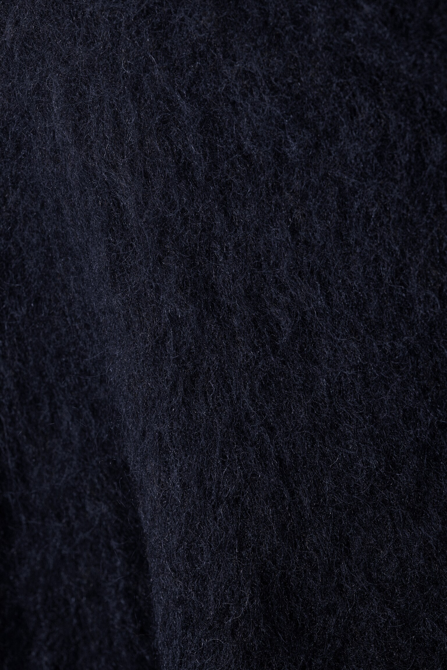 Oversized-Strickpullover aus Mohairmischung - Dunkelblau meliert/Braun/Beige/Dunkelgrün - 3