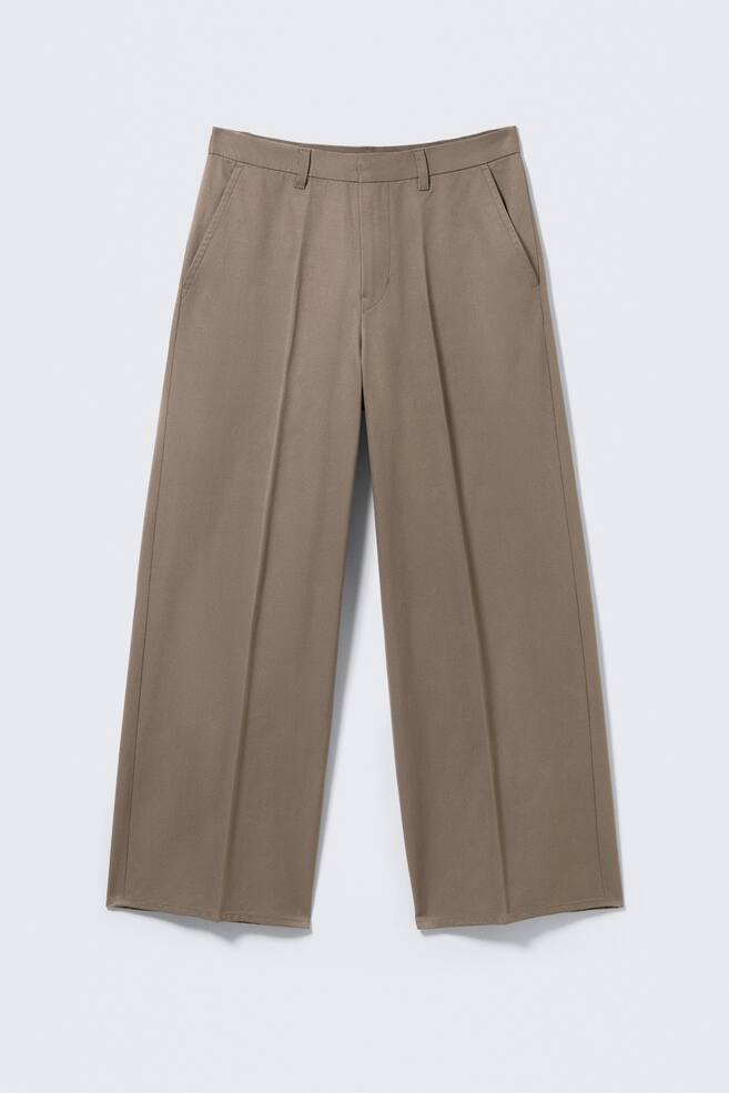 Emil Loose Fit Chino Trousers - Dusty Mole/Dark Blue/Black/Dark Brown - 1
