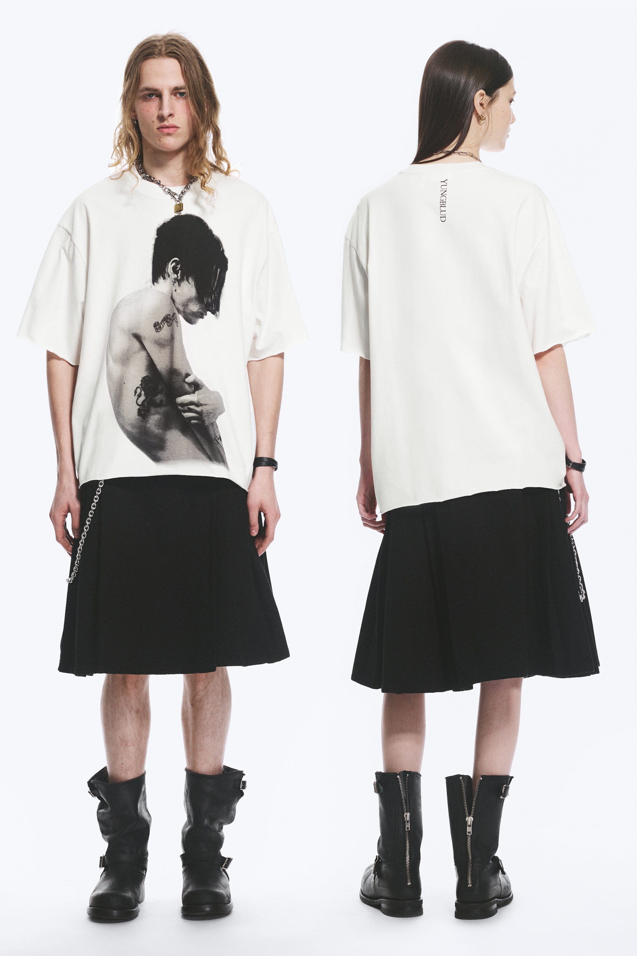 Off-white - Yungblud Printed Oversized Tee - 1