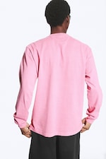 Pink - Logos - Lässiges Longsleeve mit Grafikdruck - 3