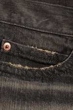 Vintage Black - Dark Black - Boo Bootleg Low Rise Regular Bootcut Jeans - 5