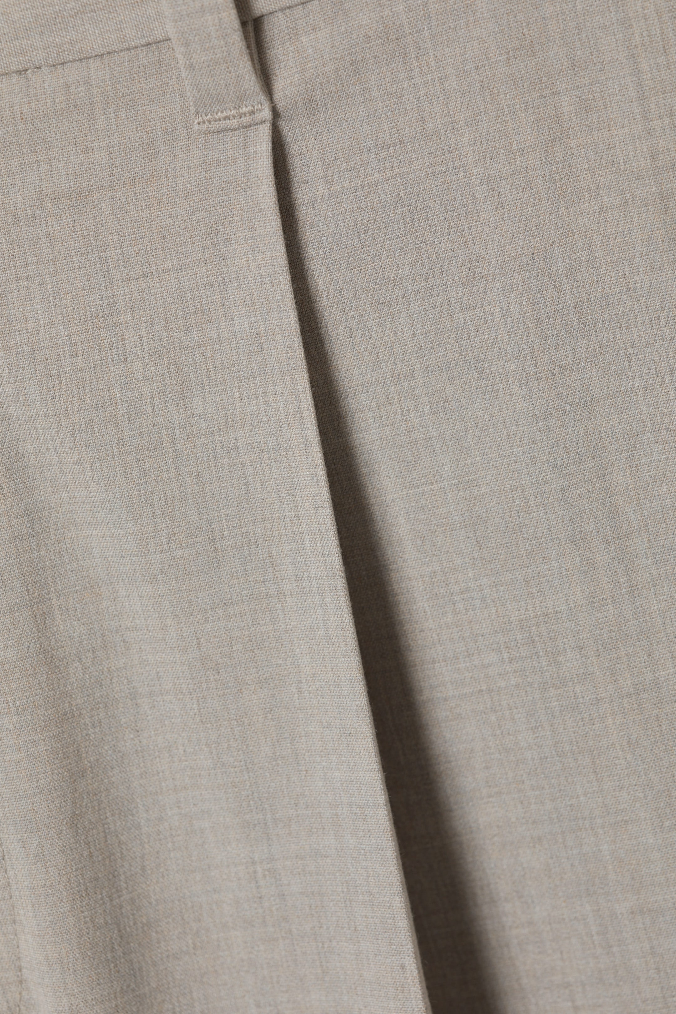 Dusty Beige - Uno Loose Suit Trousers - 1