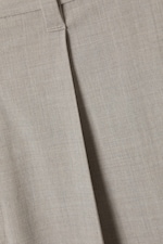 Dusty Beige - Uno Loose Suit Trousers - 1