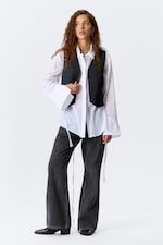 Pinstriped Dark Blue - Suiting Waistcoat - 1