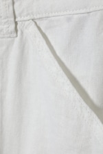 Weiß - Cargohose aus Leinenmix Julian - 1