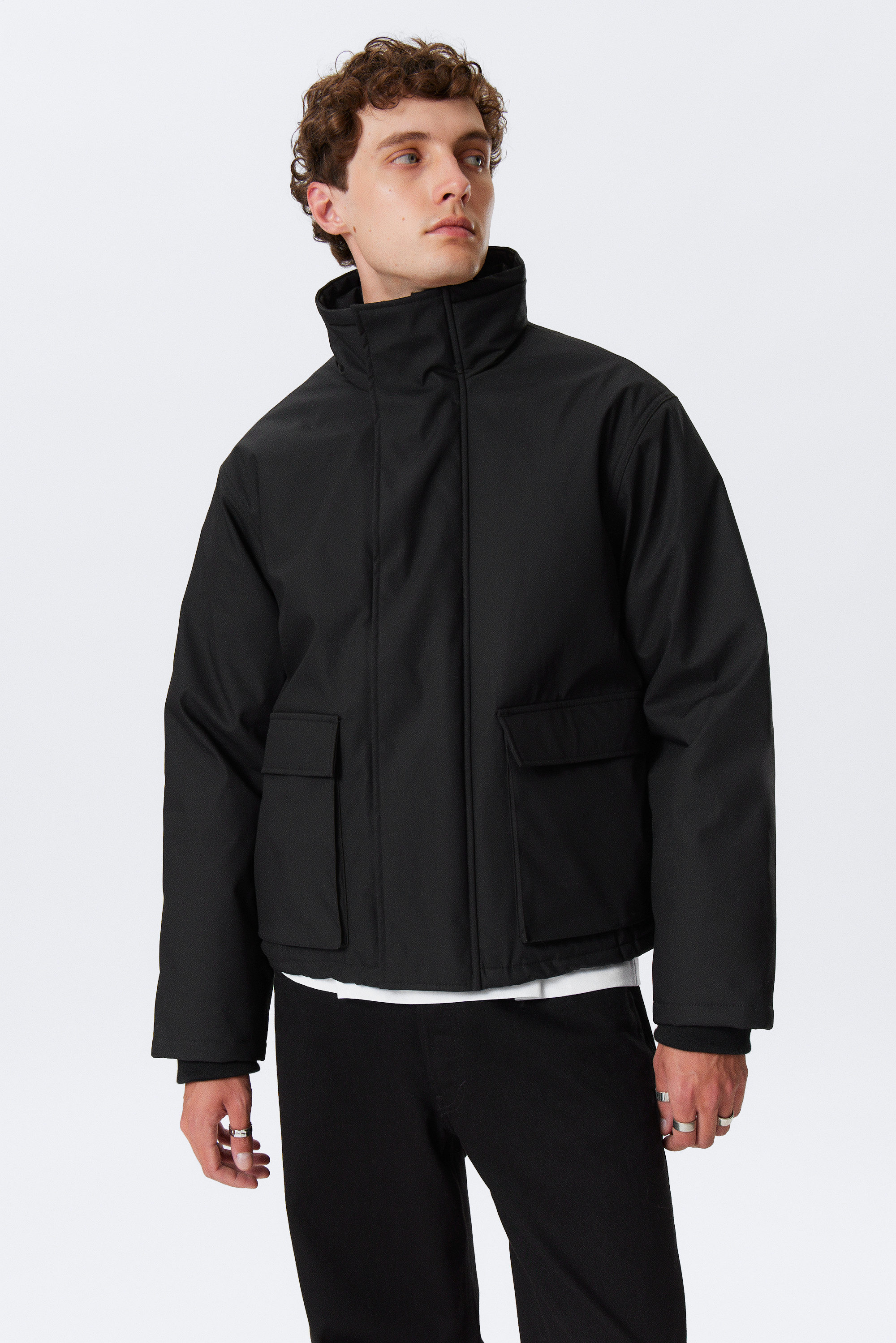 Black - RELAXED TRANSITION JACKET - 1