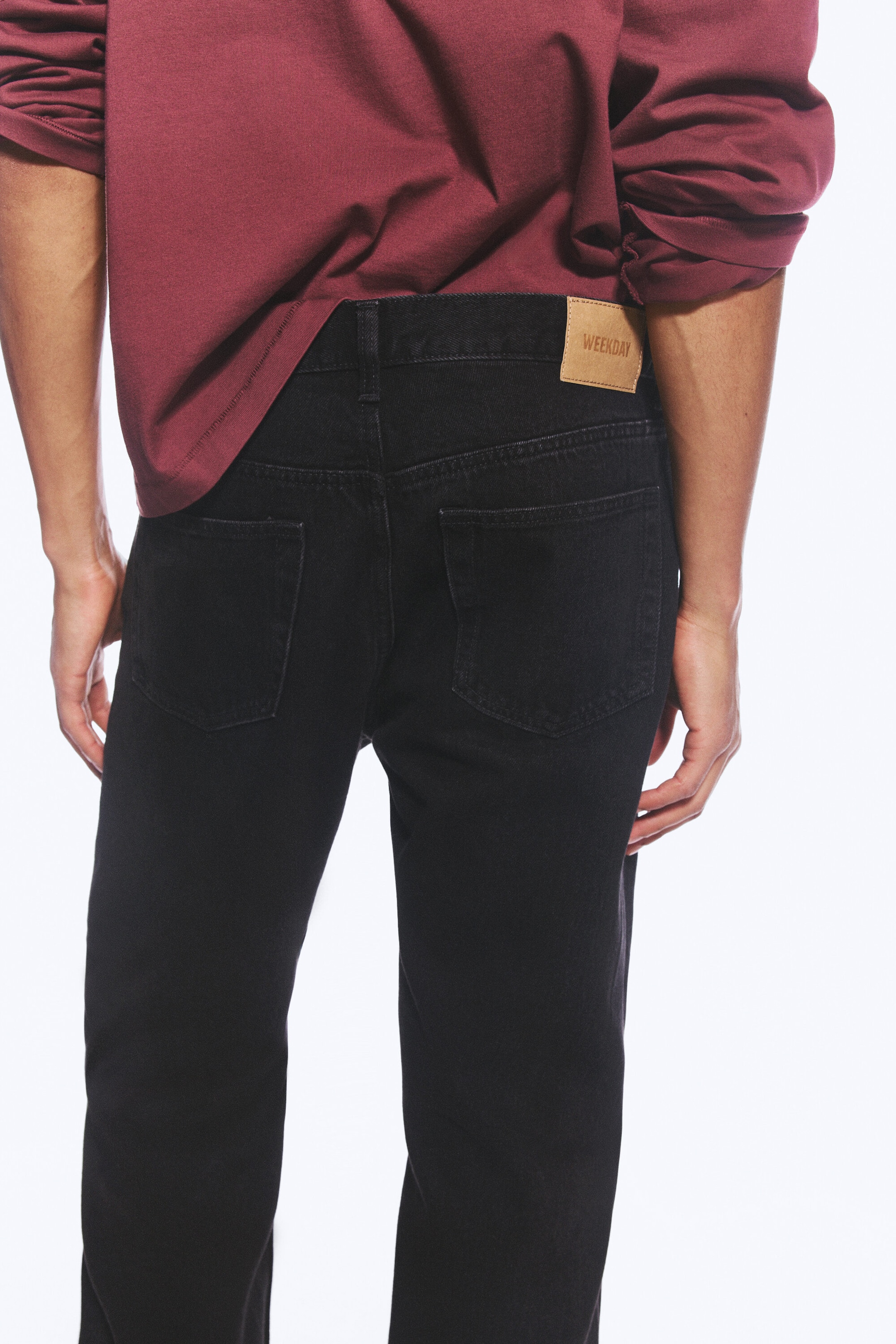 Tuned Black – Noir - Jean droit décontracté taille mi-haute Space - 3