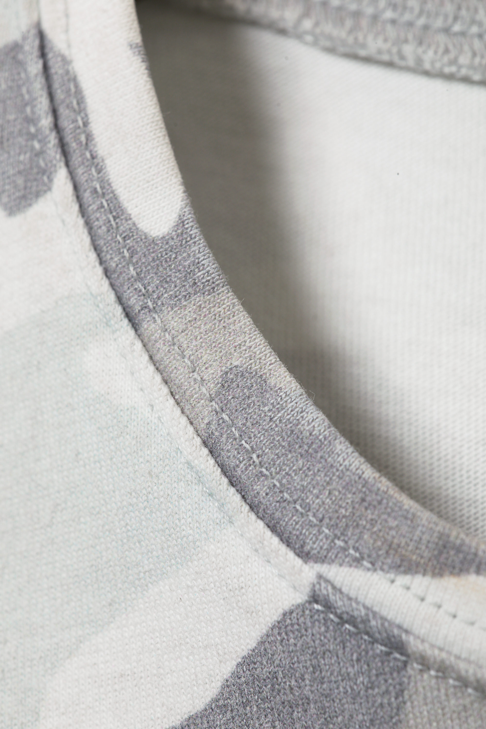 White - Camo - Boxy Printed Short-Sleeved T-shirt - 5