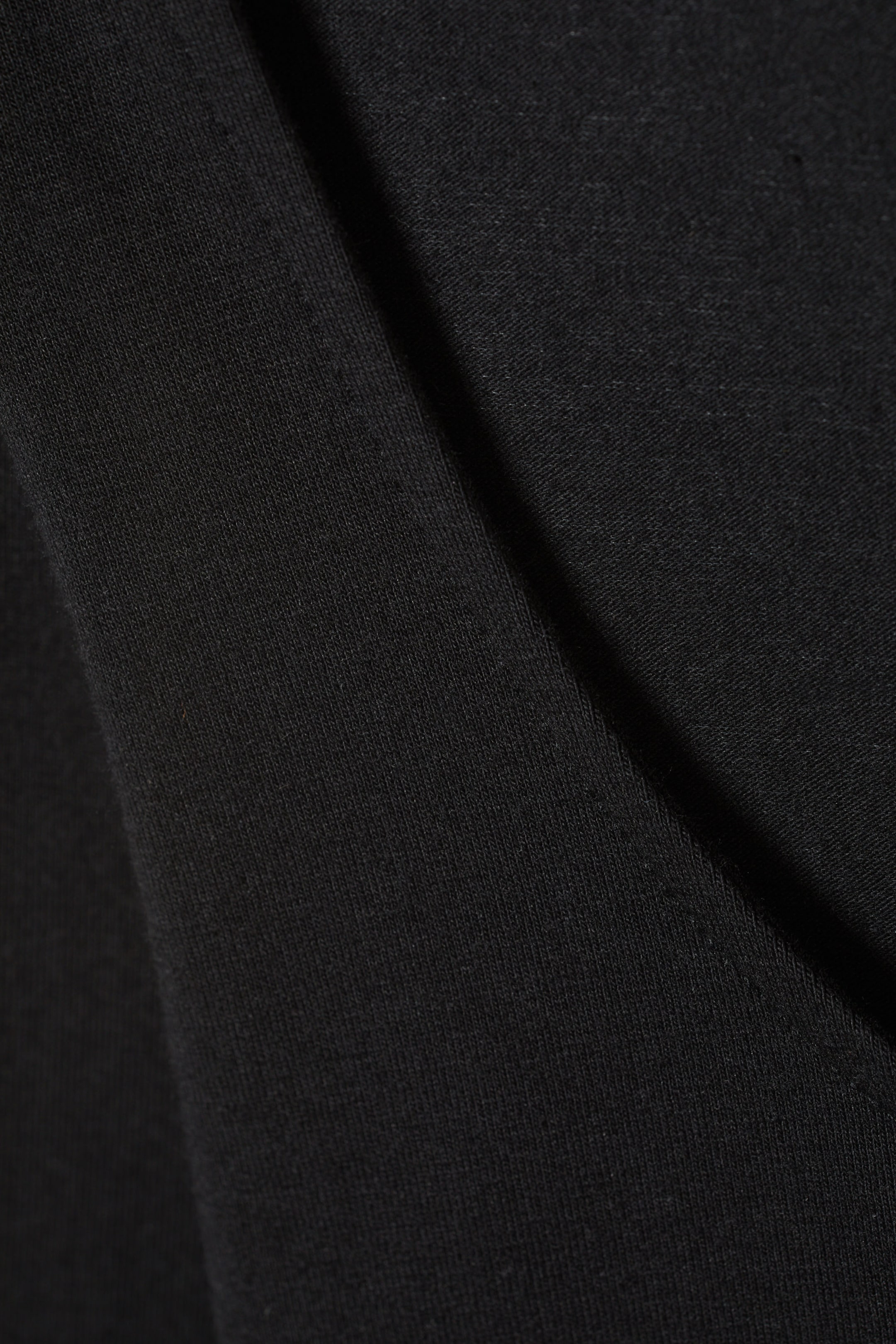Black - Scooped Fitted Long Sleeve - 1