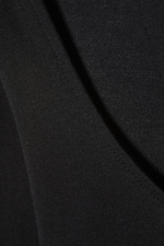Black - Scooped Fitted Long Sleeve - 1