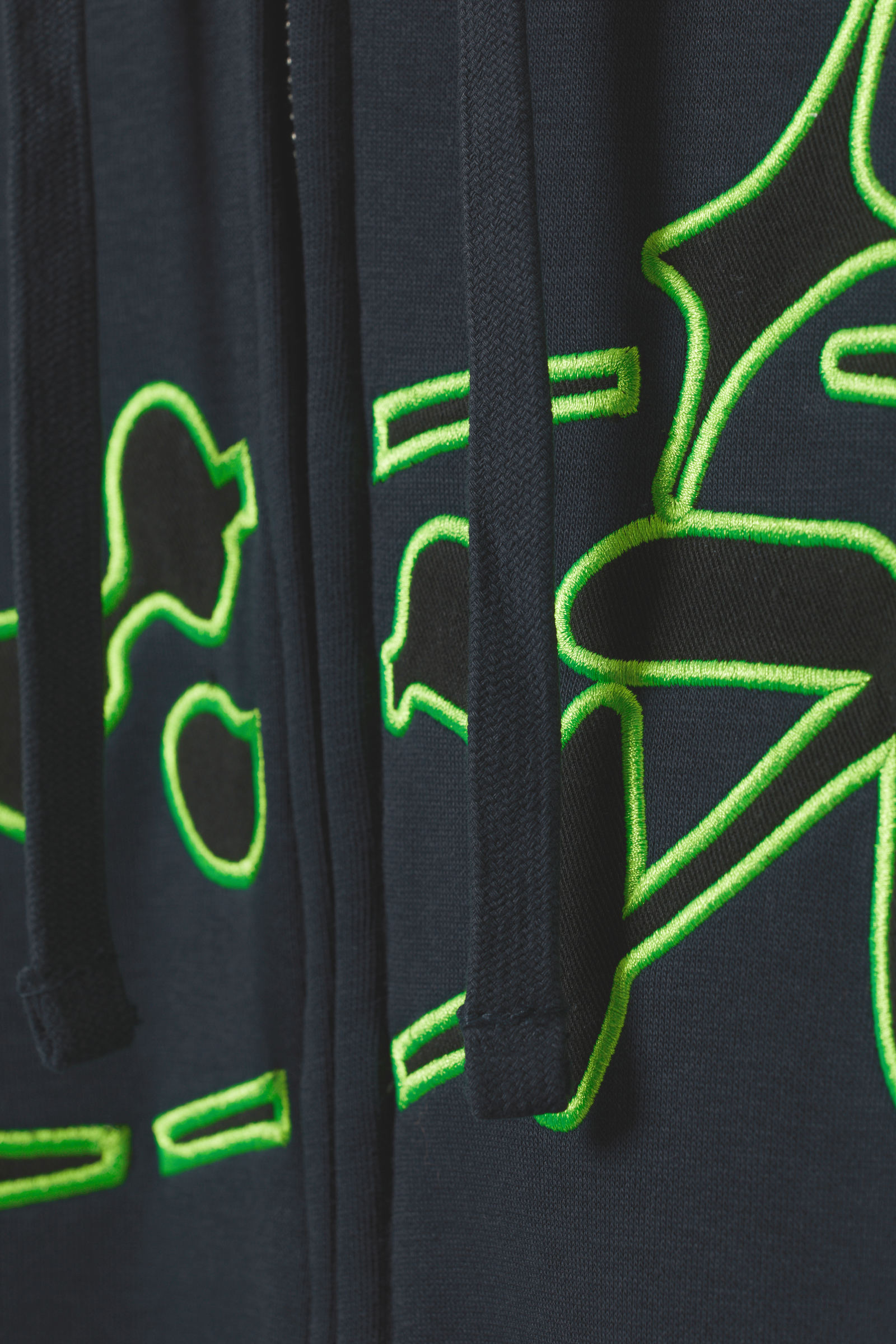 boxy graphic zip hoodie - Tech Way Navy | Weekday WW