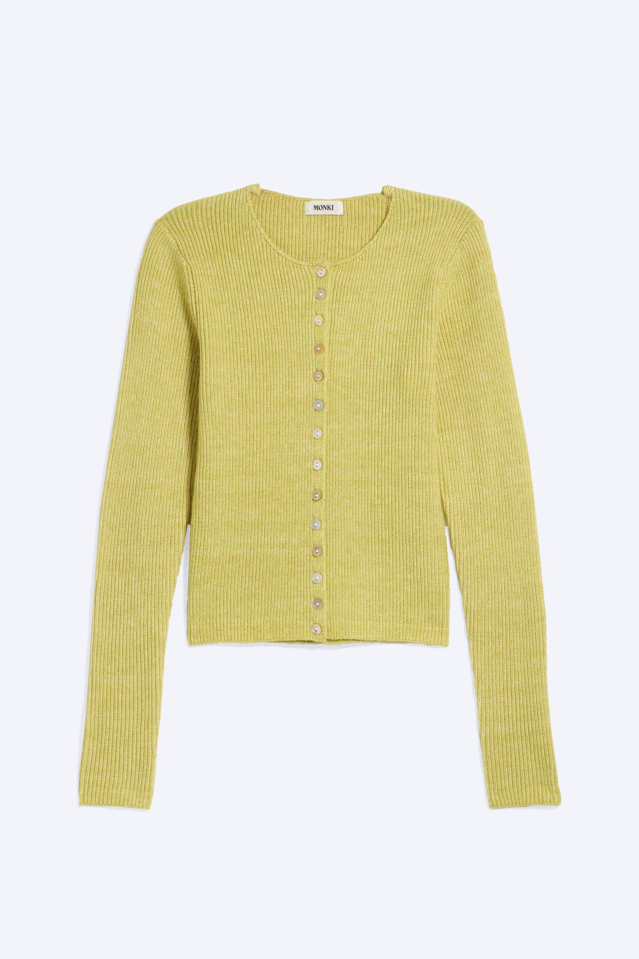 Lime - Knitted Cardigan - 3