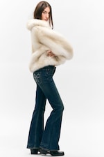 Off-white - Faux Fur Zip Jacket - 4