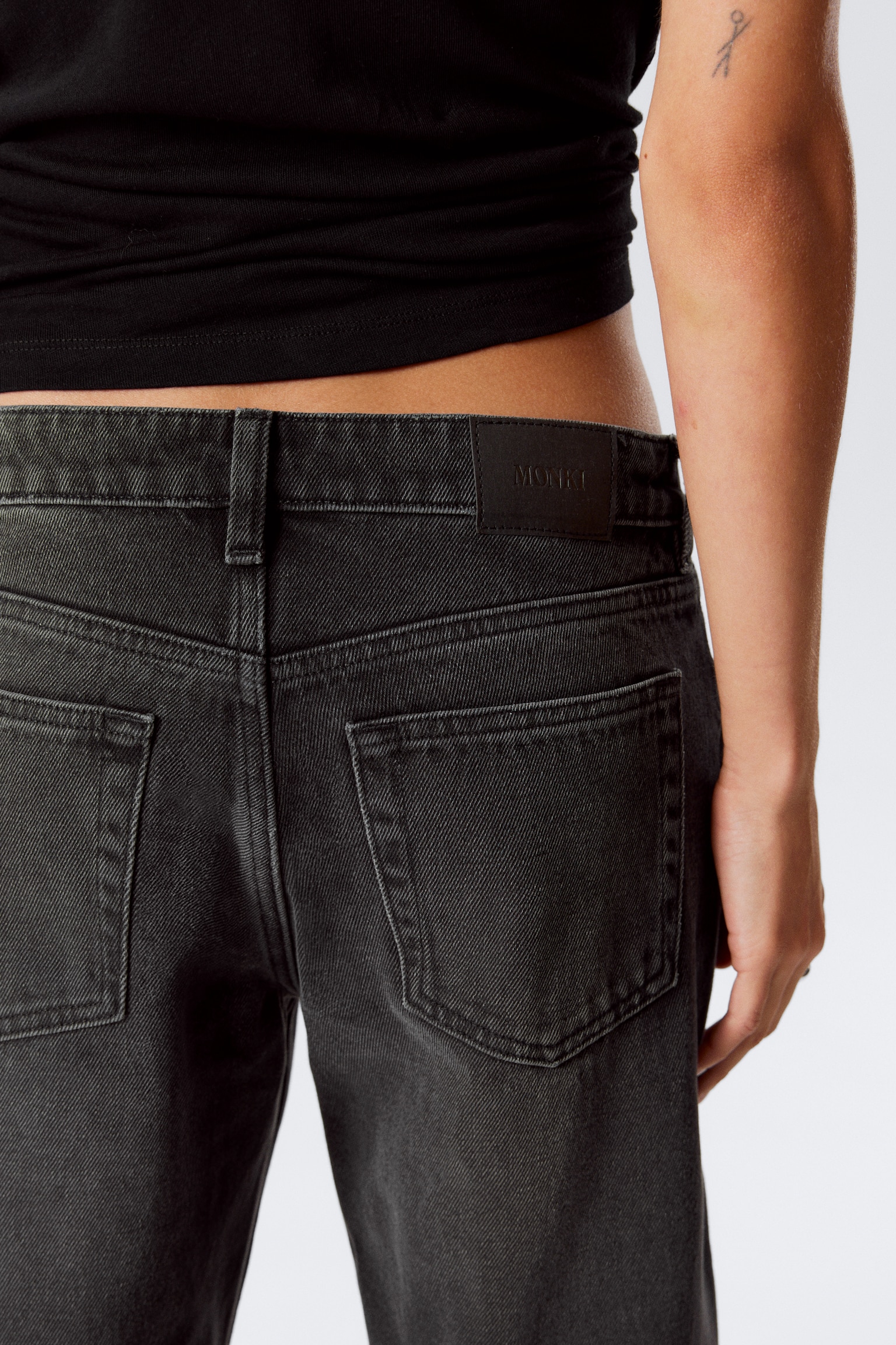 Imoo Low Rise Loose Wide Leg Jeans - Washed Black/Desert Blue - Ciemnoniebieski/Kallithea Blue - Medium Blue/Fresh Blue - Light Blue - 4