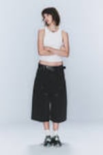 Washed Black - CM x LB Dunno Washed Black Unisex Carpenter Jorts - 2