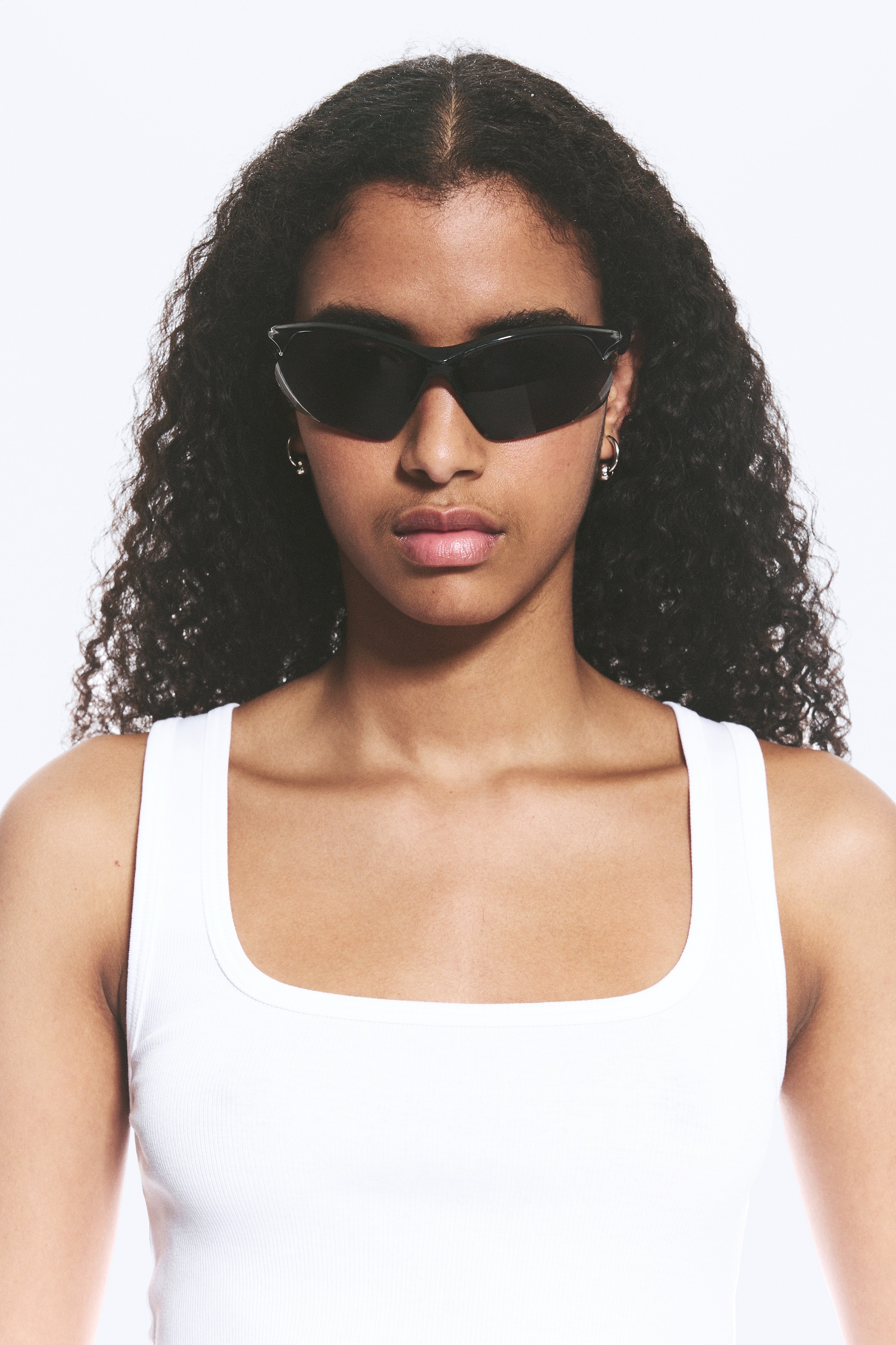 Bold Sporty Sunglasses - Black