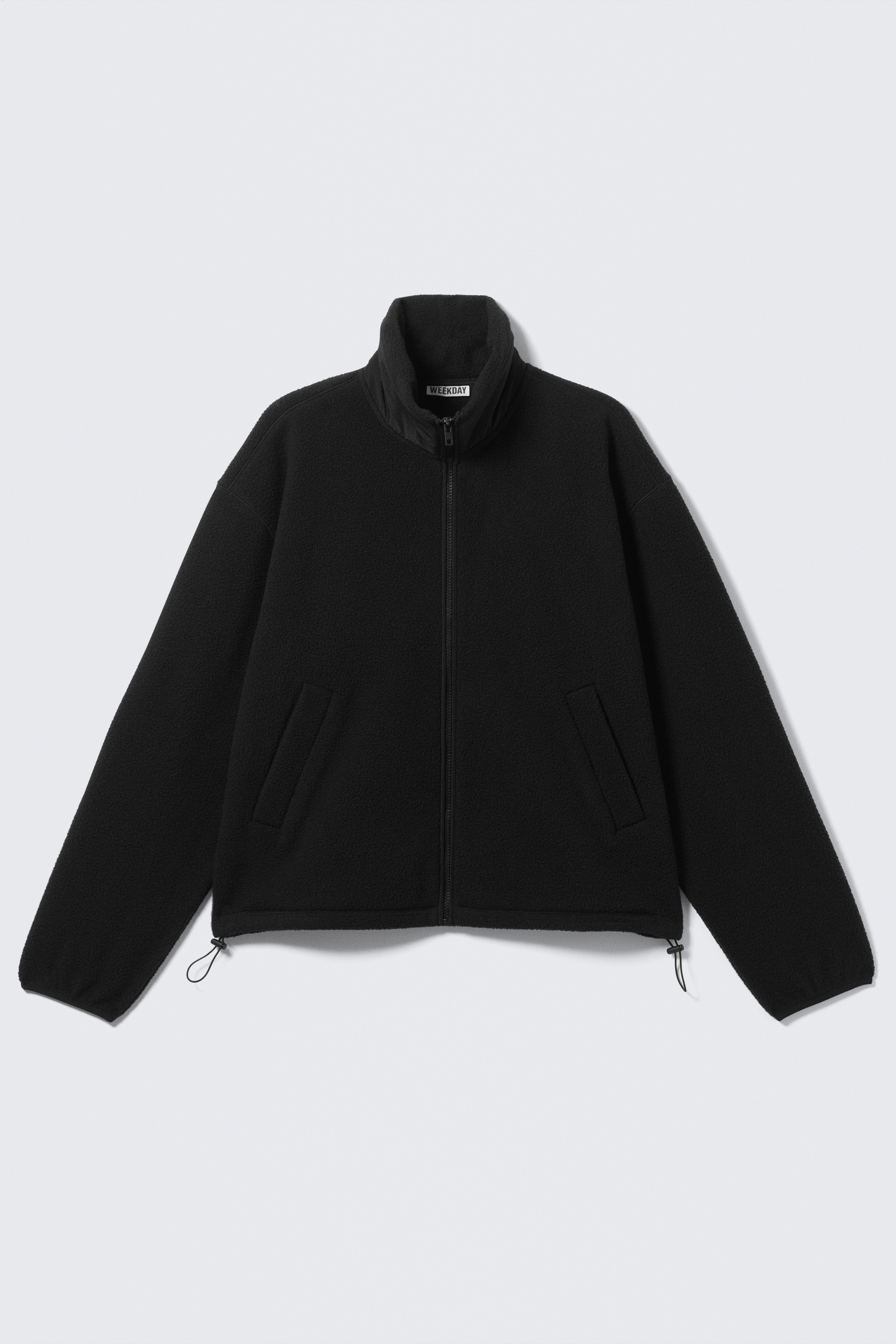 Zobrazit větší obrázek: Volná fleecová bunda na zip - Černá - MUŽI | H&M CZ 4
