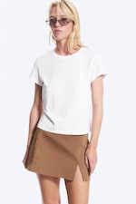 White - Regular Fit Mini T-shirt - 0