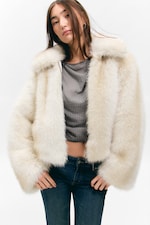 Off-white - Faux Fur Zip Jacket - 1