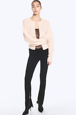 Offwhite - Strickjacke aus Mohairmischung - 2
