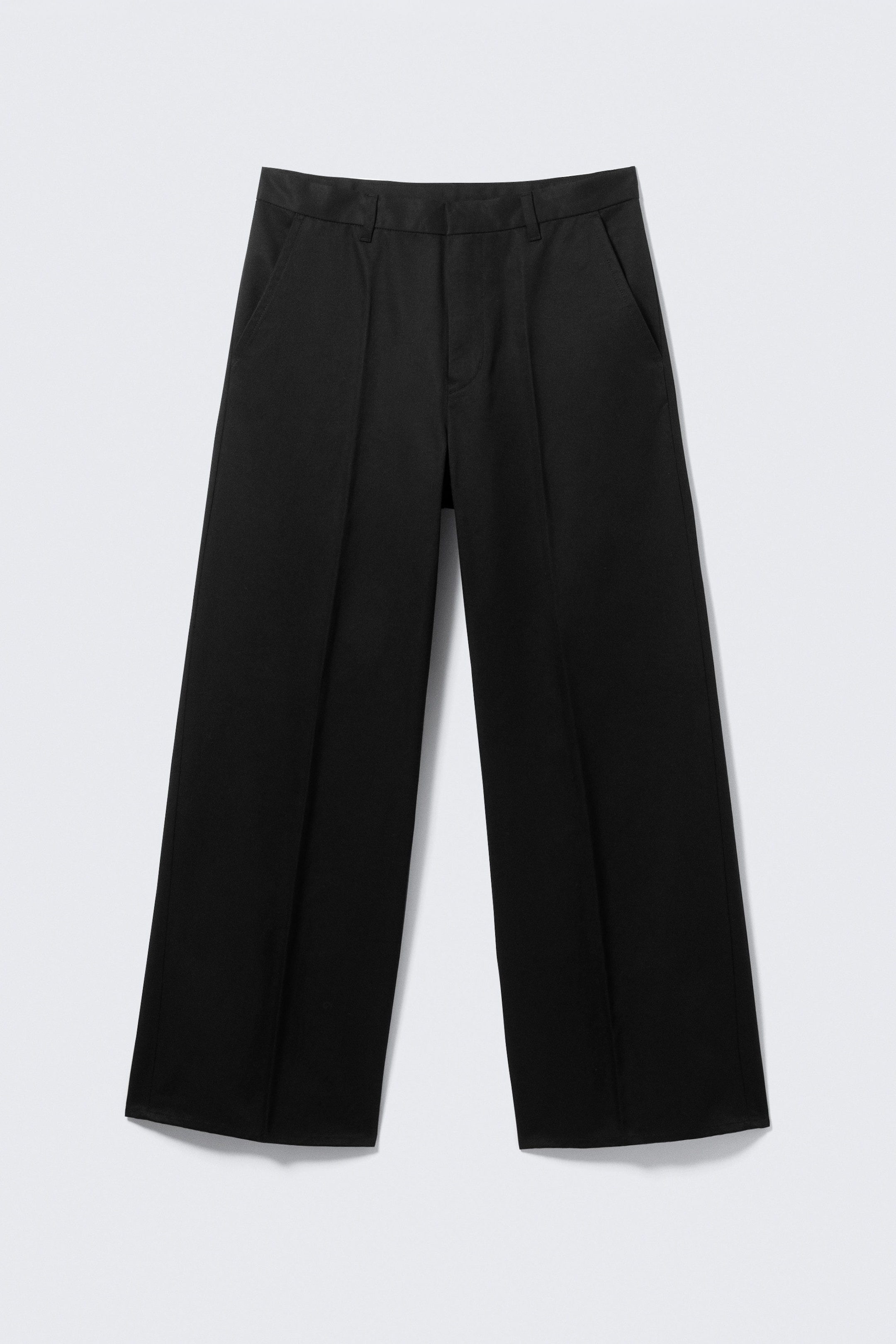Black - Emil Loose Fit Chino Trousers - 4