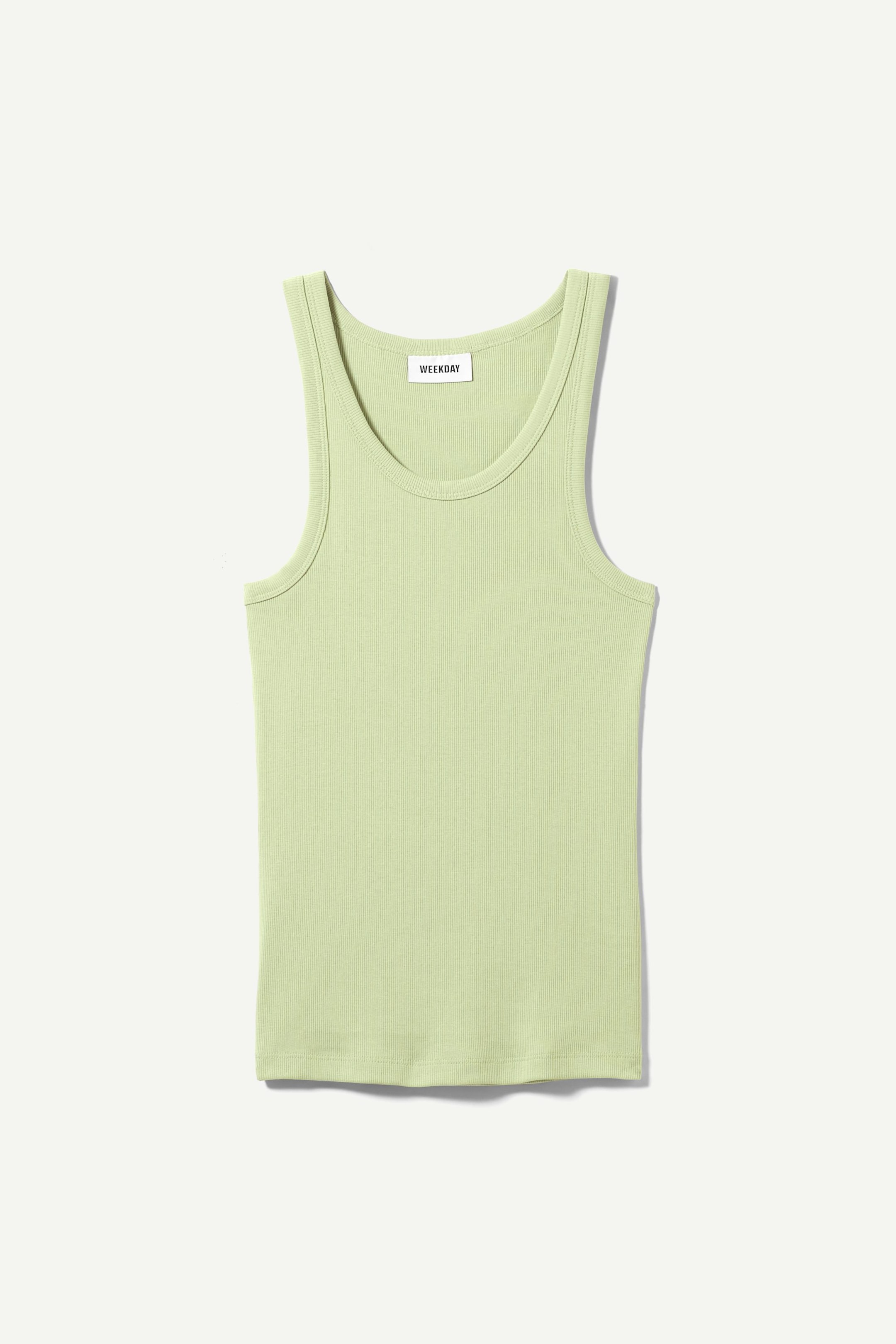 Dusty mint - Close Fitted Tank Top - 0