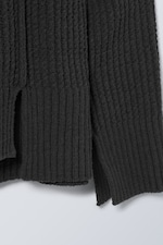 Mörkgrå - Rey Oversize asymmetrisk tröja - 1