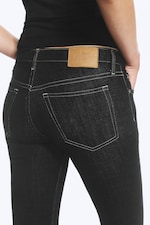 Blue Rinse - Mörkblå - Luna Low Waist Skinny Bootcut Jeans - 3