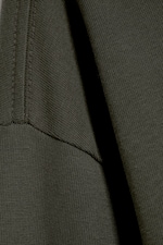 Dunkles Khakigrün - Boxy Longsleeve mit lockerer Passform - 4