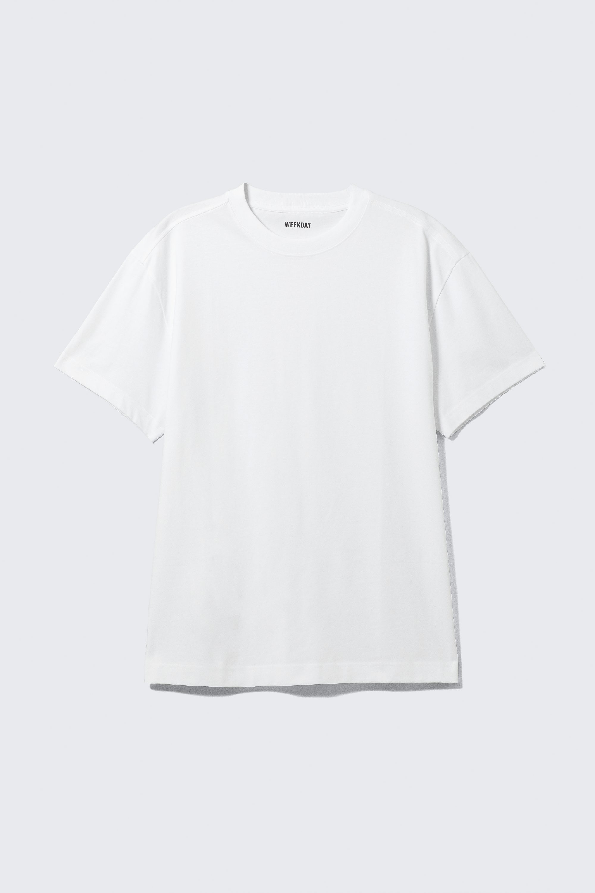 Weiß - Schweres Oversized-T-Shirt - 3
