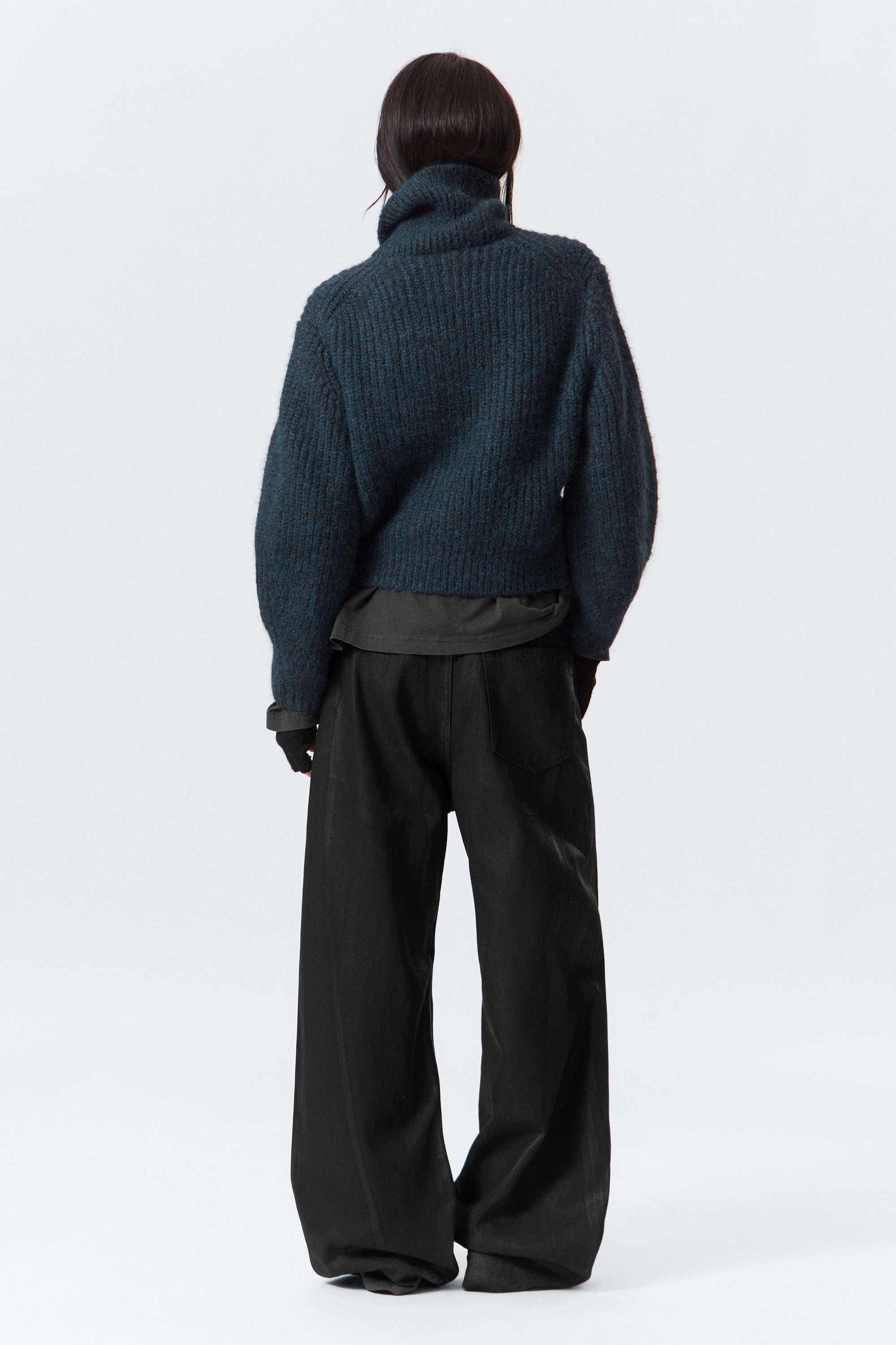 Donker marineblauw - Bea vest met rits - 3