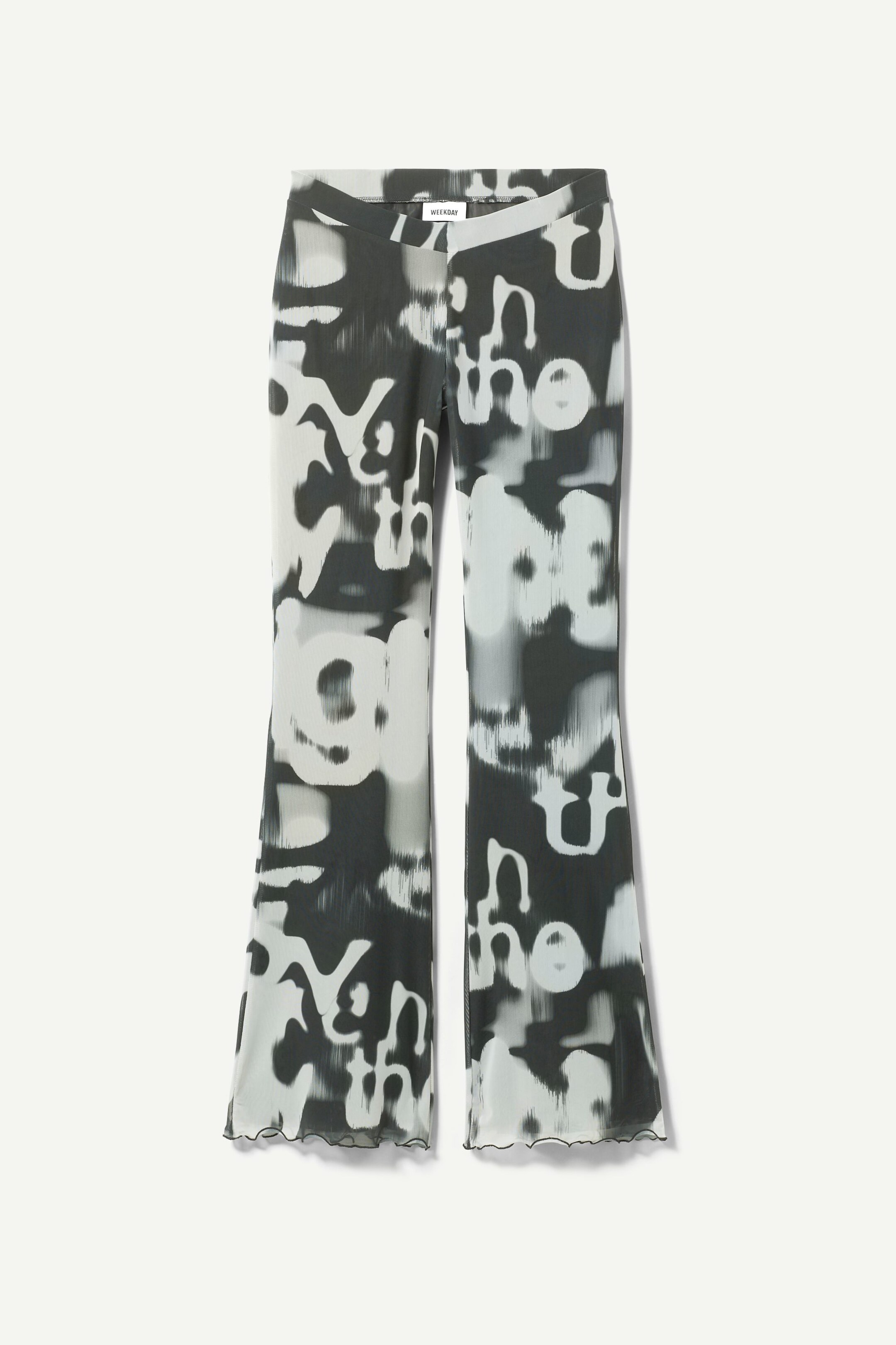 Black & white - Cecile Mesh Trouser - 0