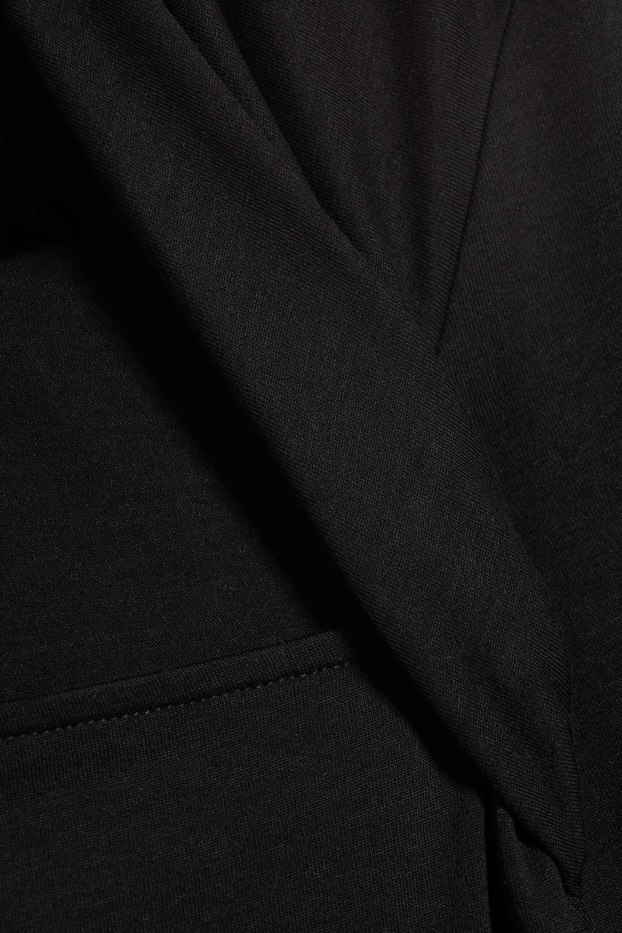 Svart - Figurnära lyocell bolero-topp - 5