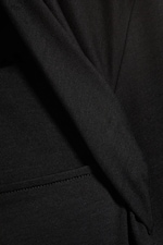 Svart - Figurnära lyocell bolero-topp - 5