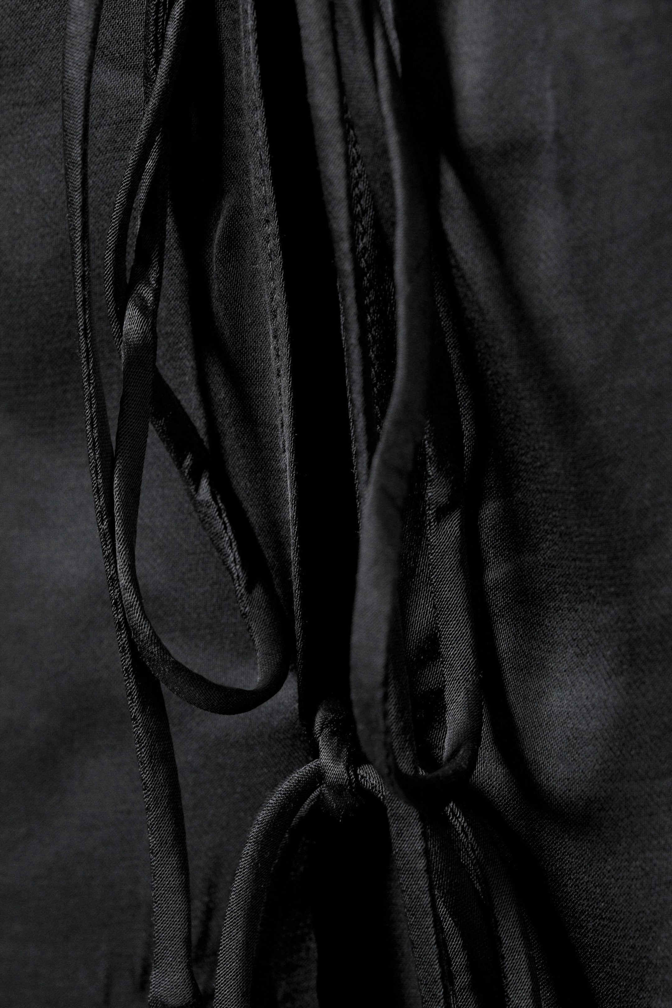 Dark Grey - Tie-Front Halterneck Top - 5