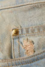 Hellblau - Pink Rip - CM x LB Looser Pink Rip Unisex Jeans - 9