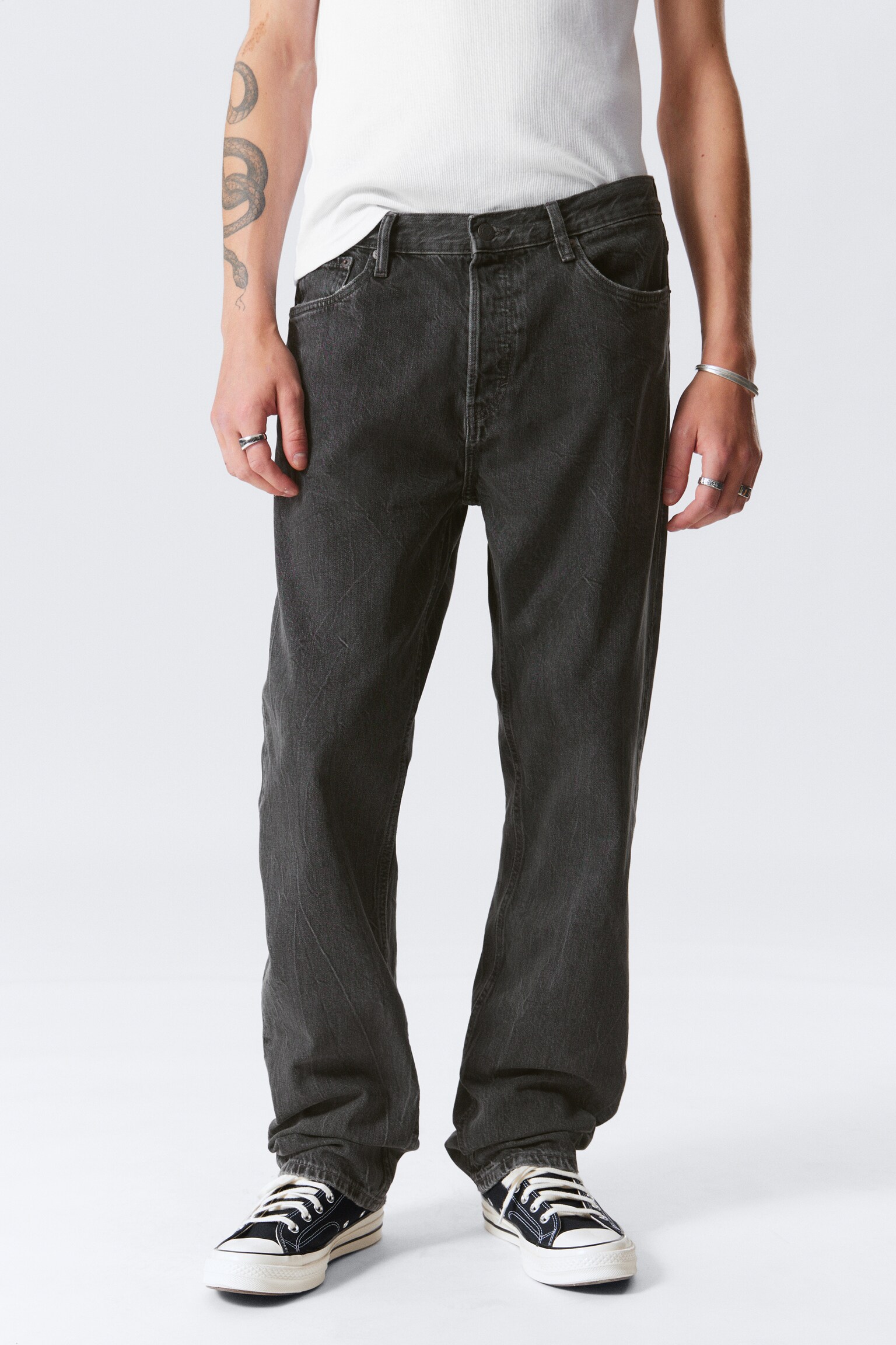 Space Relaxed Straight Leg Jeans - Risso Black - Black/Morning Blue - Dark Blue/Tuned Black - Black/Iron Blue/2000 Blue - Medium Blue/Second Blue - Medium Blue/Blue Stream - Medium Blue/Aeon Blue - Light Blue/Obsidian Black - Black - 7