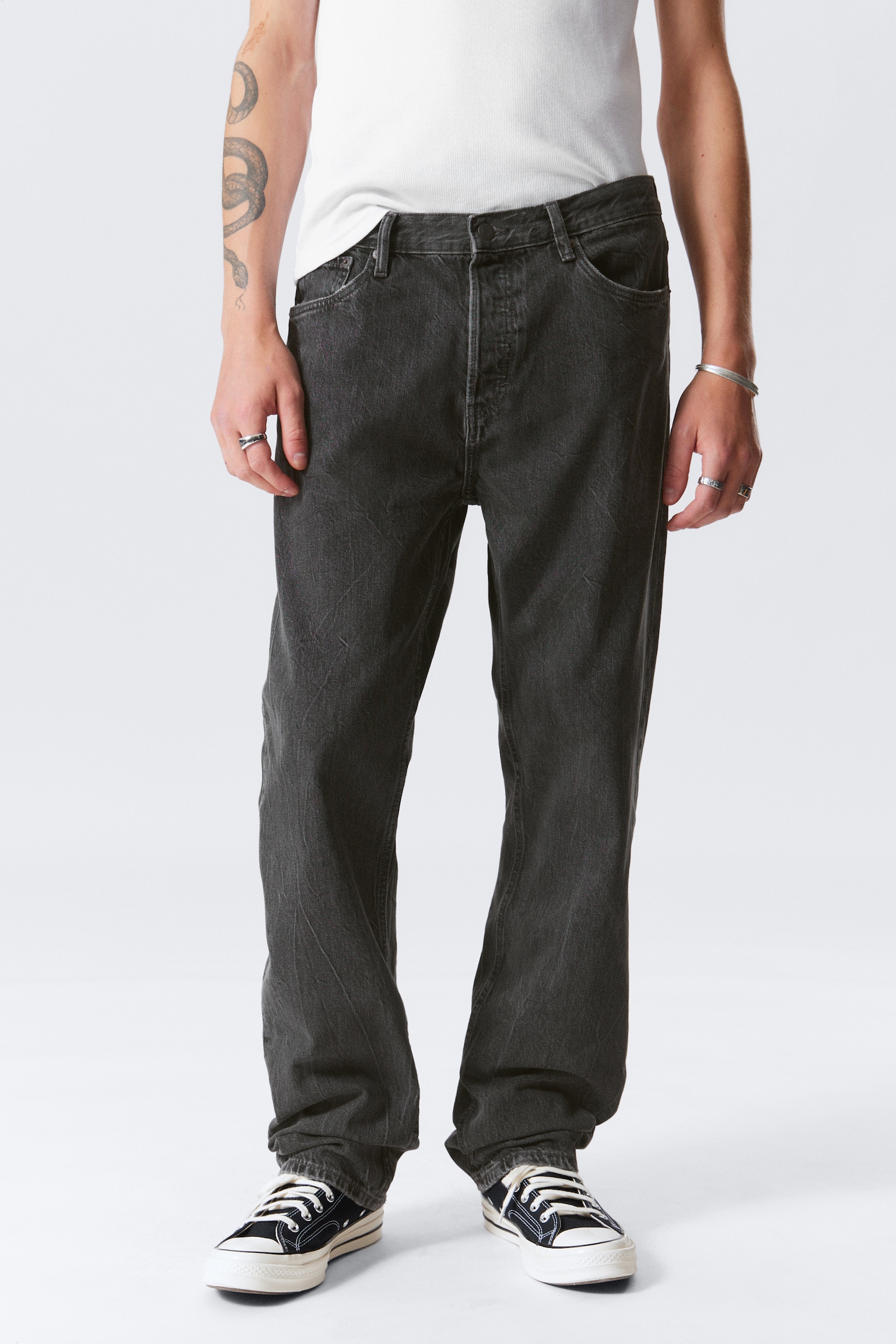 Space Relaxed Straight Leg Jeans - Risso Black - Black/Morning Blue - Dark Blue/2000 Blue - Medium Blue/Second Blue - Medium Blue/Aeon Blue - Light Blue/Iron Blue/Tuned Black – Zwart/Obsidian Black - Black/90s Blue - Medium Blue/Steel Blue - Medium Blue - 3