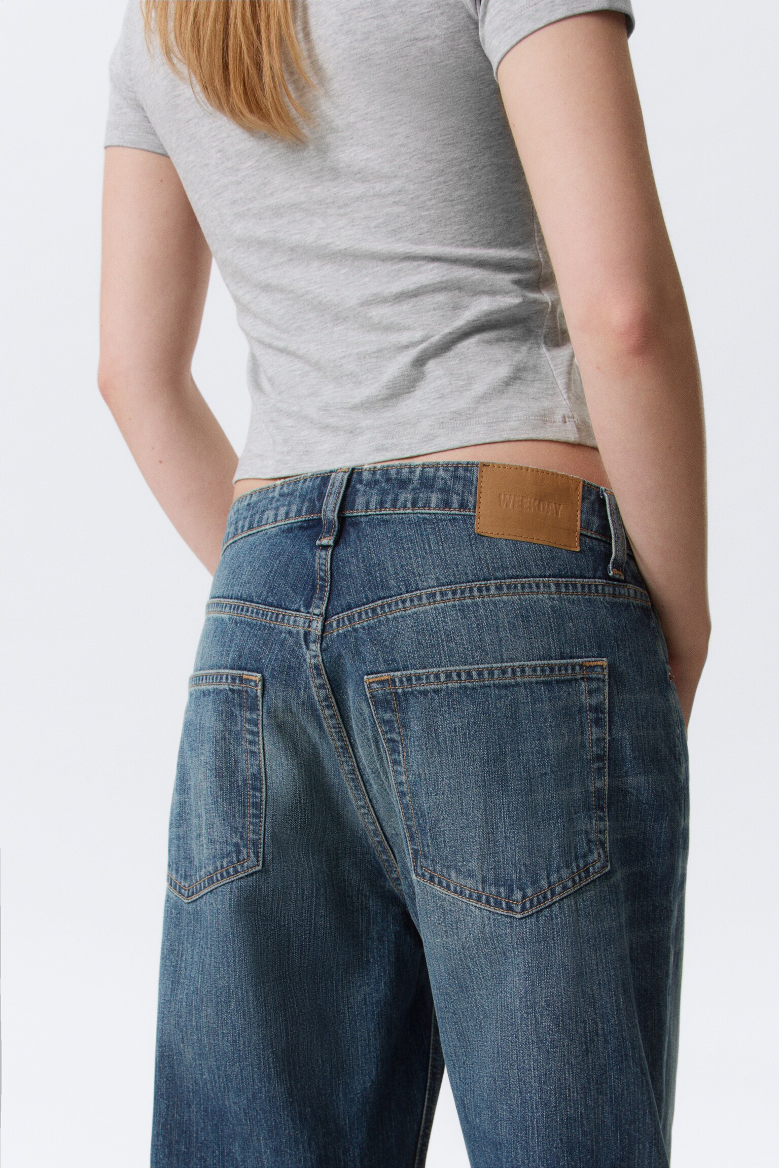 Jeans Missy loose a vita bassa con straight leg - Hymn - Blu medio/Dusky Black - Nero/Lavaggio blu – Blu scuro/Pandora Blue - Blu scuro/Notus Blue - Azzurro/Nero deciso – Nero/Mountain Blue - Blu medio - 3