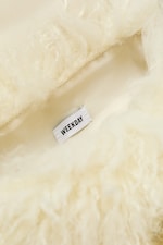 Lys mole - Liten veske i fuskepels - 3