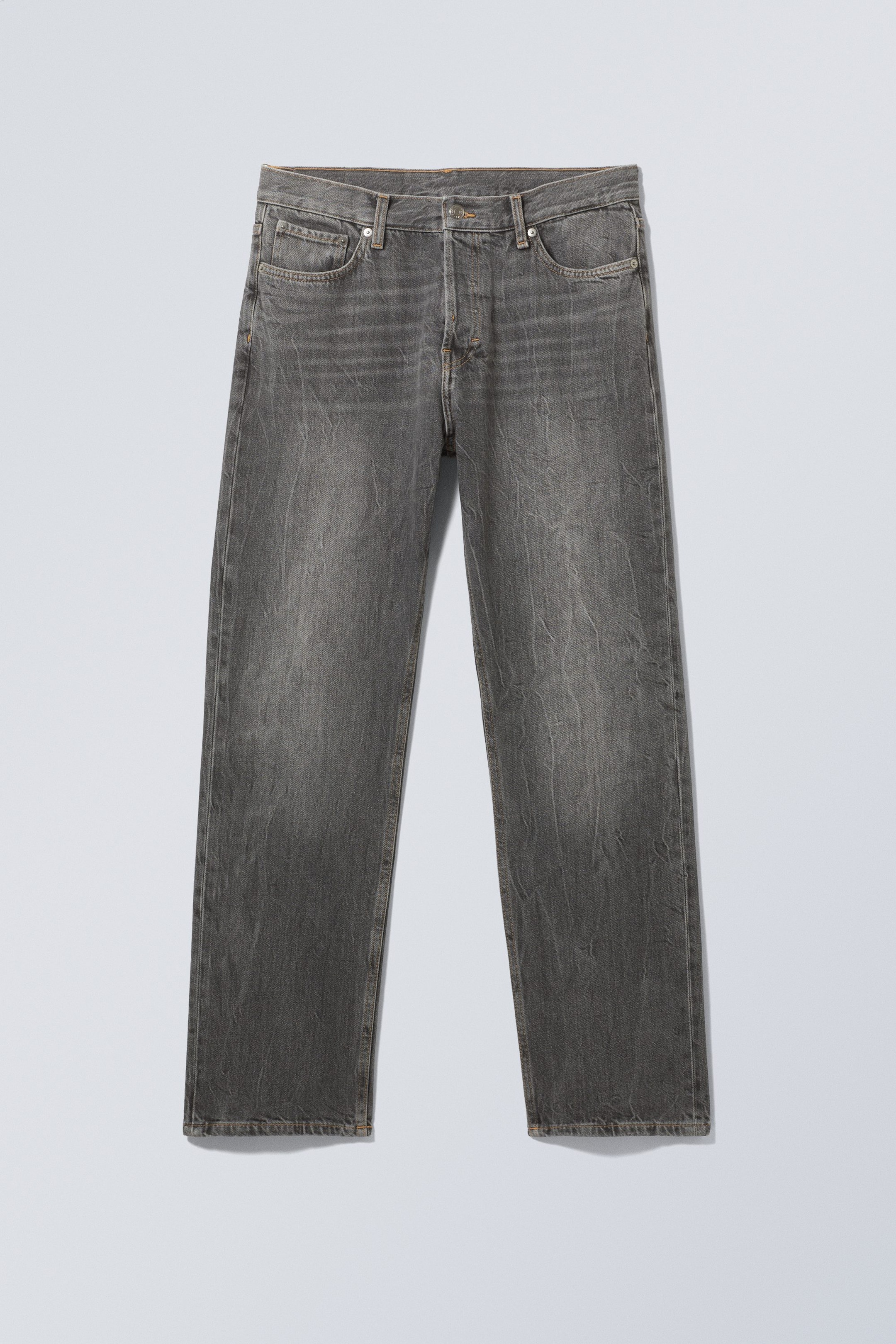 Schwarzer Donner - Space Mid Waist Relaxed Straight Jeans - 0