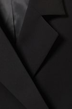 Black - Double-Breasted Suiting Blazer - 1