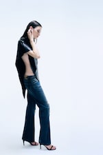 Washed Mid Blue - Energy low waist bootcut jeans - 2
